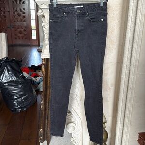 Good American Good Legs Grey Skinny Jeans 4/27